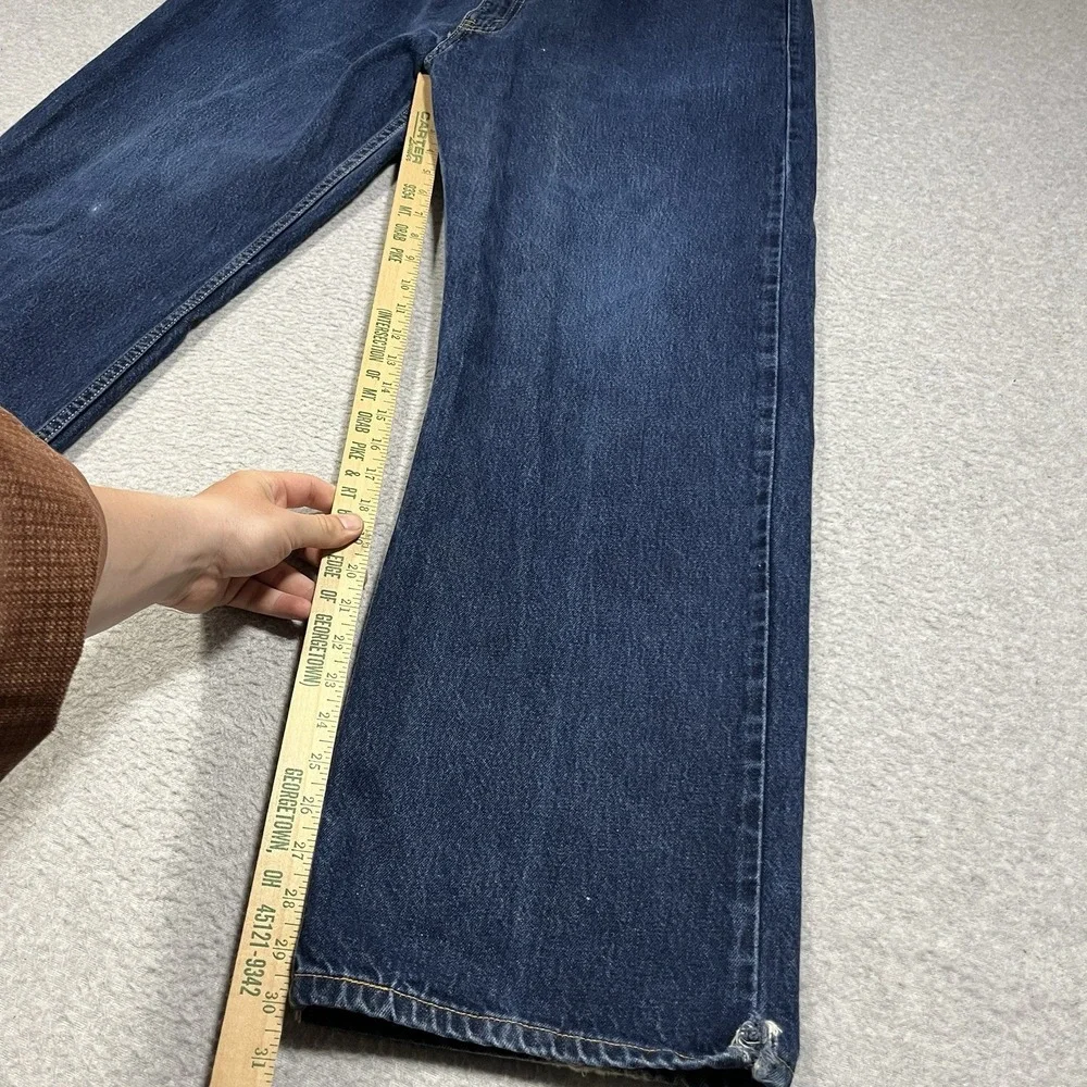 Vintage Levis Jeans Mens 38x30 Blue 529 Low Straight Dark Denim Cotton Y2K